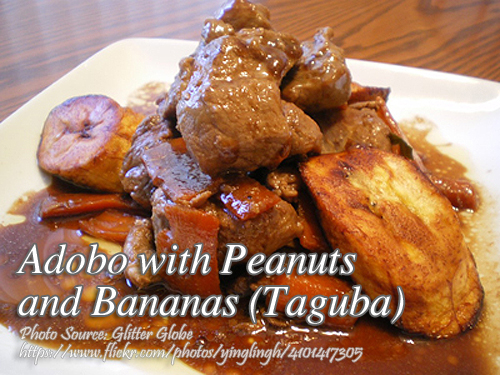 Adobo with Peanuts and Bananas