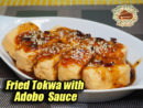 Fried Tokwa with Adobo Sauce