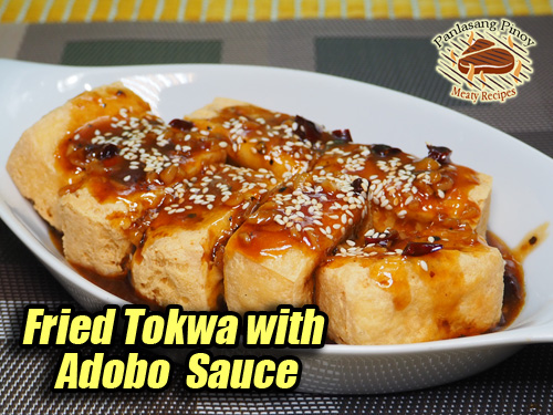 Adobong Tokwa or Tofu Adobo Pin It!