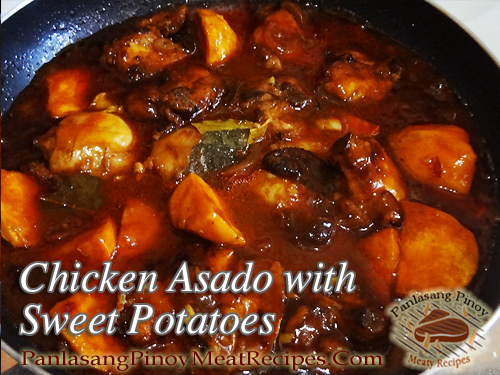 Asadong Manok with Sweet Potatoes