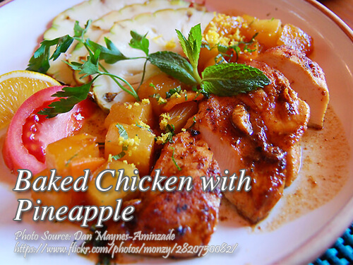 Baked Chicken with Pineapple