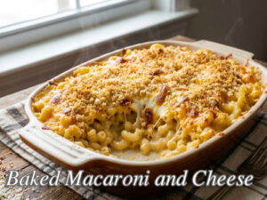 Baked Macaroni and Cheese Pizza Hut Style Baked Macaroni and Cheese Pin It!