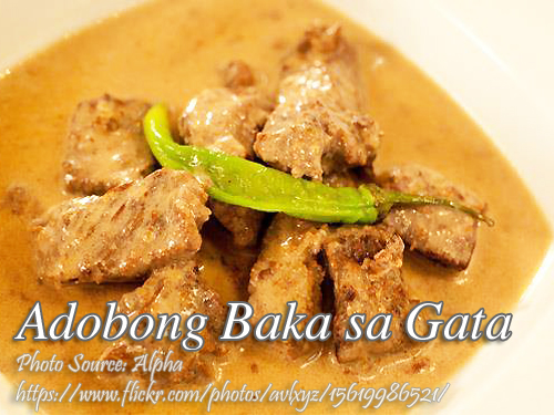 Beef Adobo sa Gata