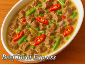 Beef Bicol Express Pin It!