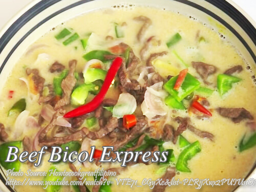 Beef Bicol Express