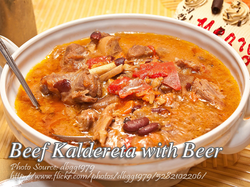 Beef Caldereta with Beer