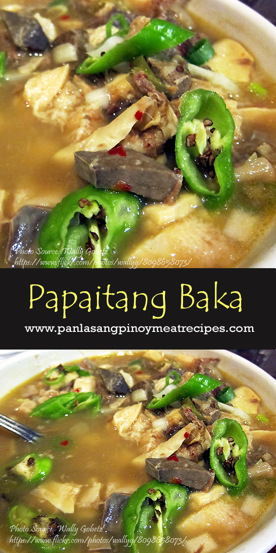 Beef Papaitan Pinterest