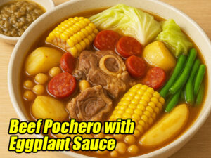Beef Pochero with Eggplant