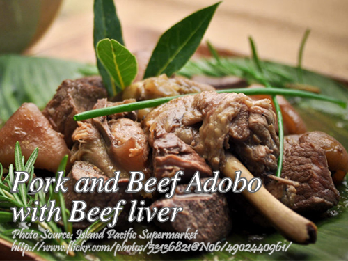 Beef Pork and Liver Adobo