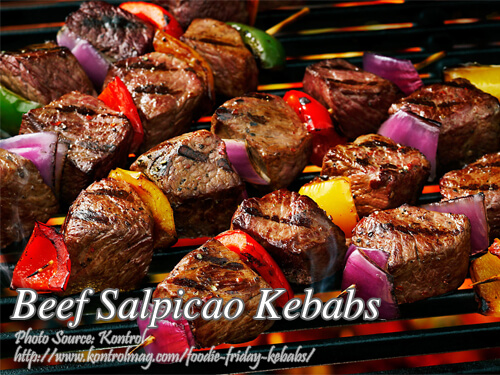 Beef Salpicao Kebabs
