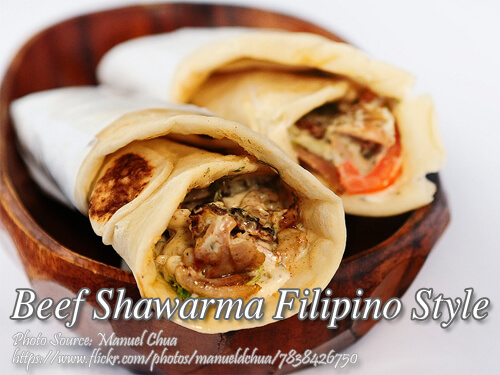 Beef Shawarma Filipino Style