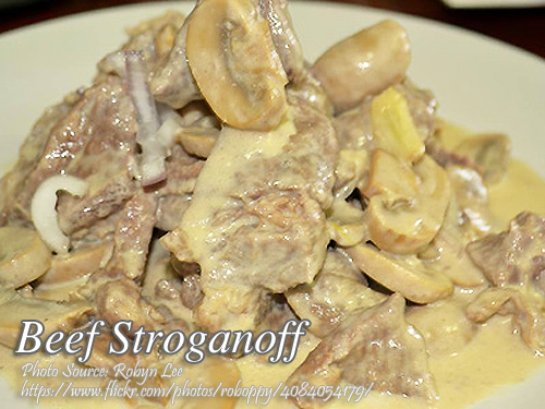 Beef Stroganoff