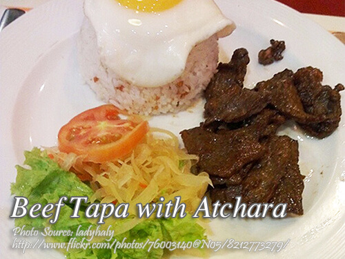 Beef Tapa with Atchara