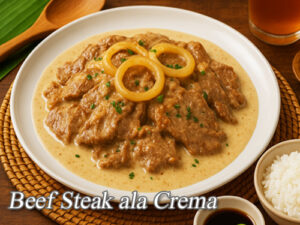Beef Steak a La Crema Pin It!