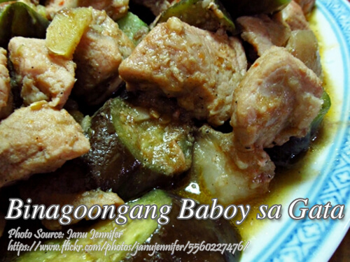 Binagoongang Baboy sa Gata