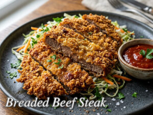 Breaded Beef Steak Breaded Beef Steak Pin It!