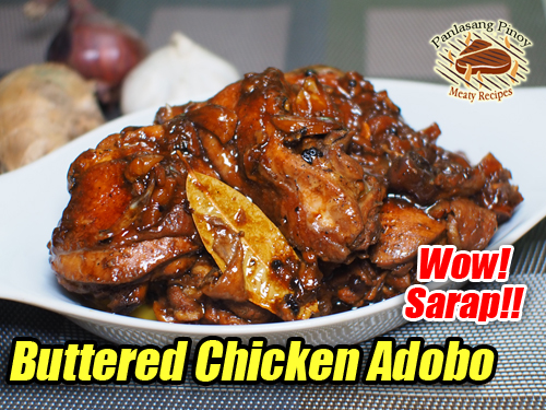 Buttered Chicken Adobo Pin It!