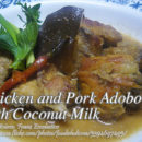 Chicken and Pork Adobo with Coconut Milk
