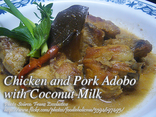 Chicken Adobo with Coconut Milk