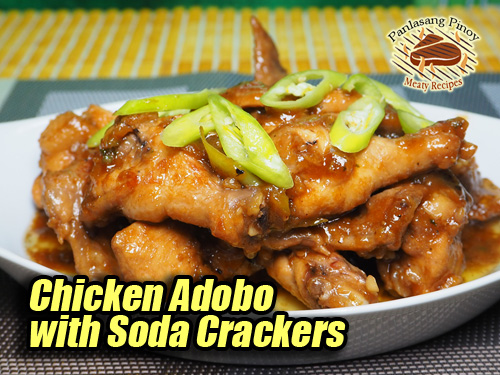 Chicken Adobo with Soda Crackers Pin It!
