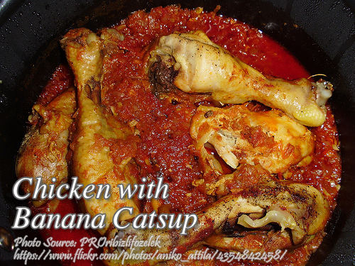 Chicken with Banana Catsup