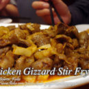 Chicken Gizzard Stir Fry