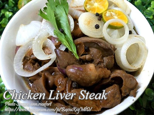 Chicken Liver Steak