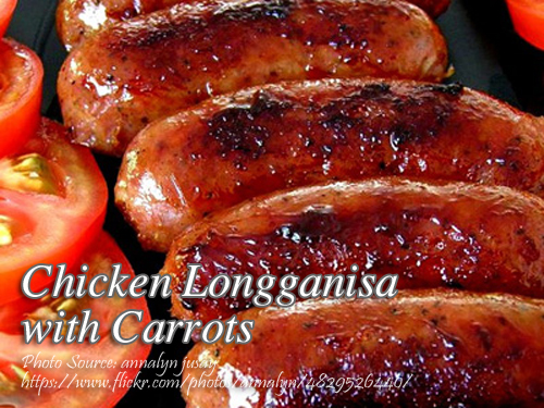 Chicken Longganisa with Carrots