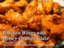 Chicken Wings with Honey-Orange Glaze