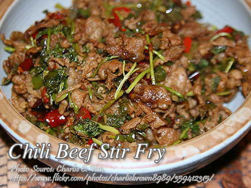 Chili Beef Stir-Fry