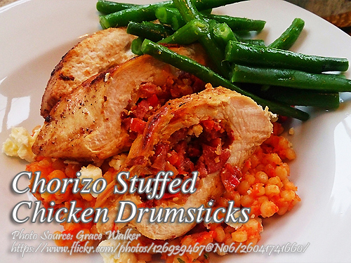 Chorizo Stuffed Drumstick