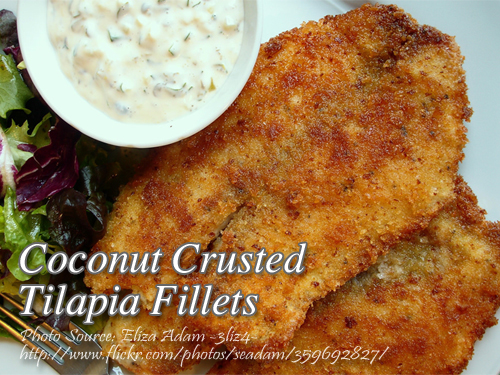 Coconut Crusted Tilapia Fillet