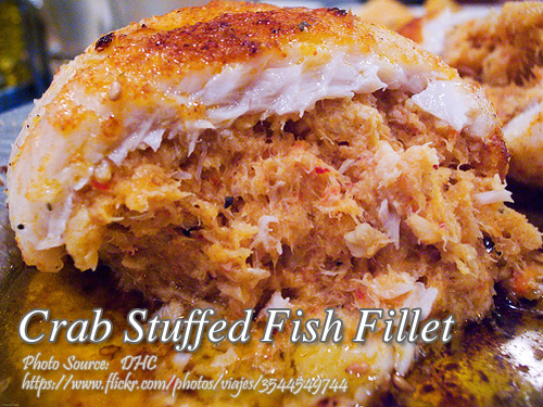 Crab Stuffed Fish Fillet