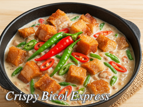 Crispy Bicol Express Pin It!