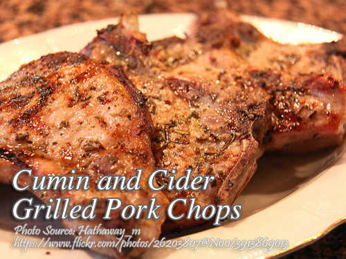 Cumin and Applecider Pork Chops