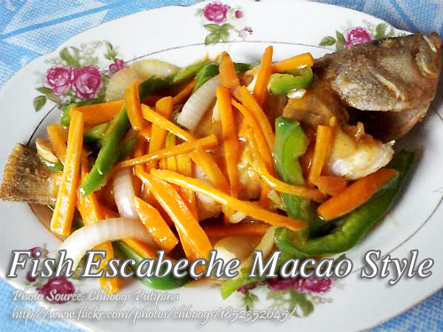 Fish Escabeche Macao Style
