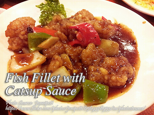 Fish Fillet with Catsup Sauce