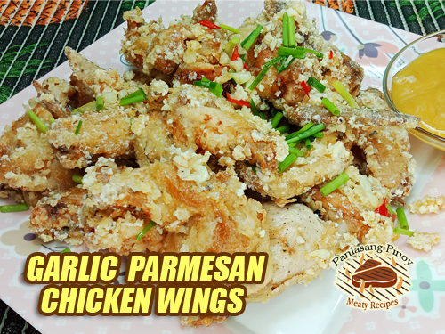 Garlic Parmesan Chicken Wings Pin It!