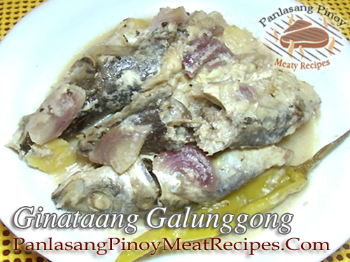 Ginataang Galunggong