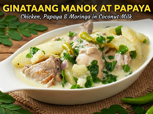 Ginataang Manok at Papaya Pin It!