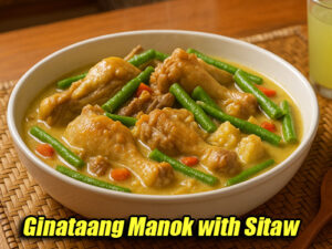 Ginataang Manok with Sitaw Pin It!