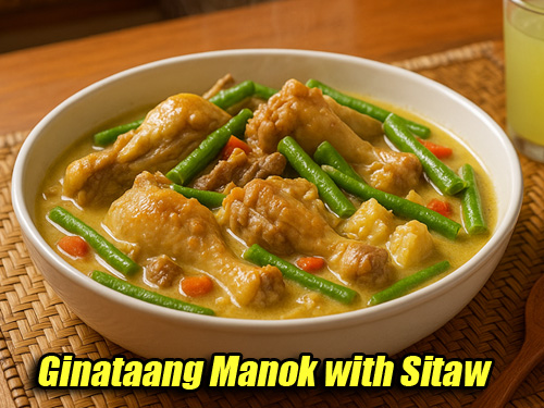 Ginataang Manok with Sitaw Pin It!