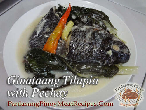 Ginataang Tilapia with Pechay