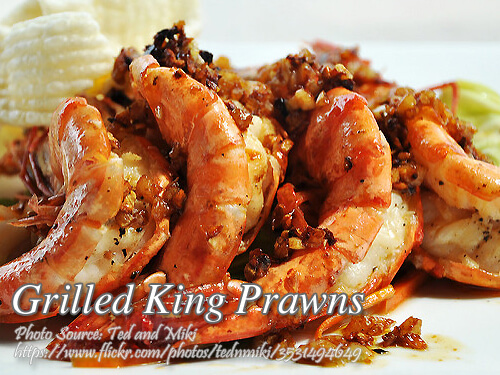 Grilled King Prawns