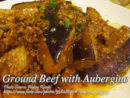 Ground Beef with Aubergine