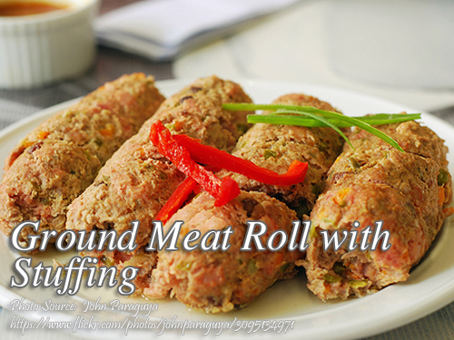 Ground Meat Roll with Stuffing