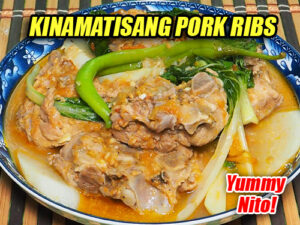 Kinamatisang Pork Ribs Pin It!