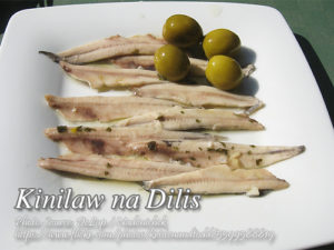 Anchovies Ceviche Kinilaw na Dilis