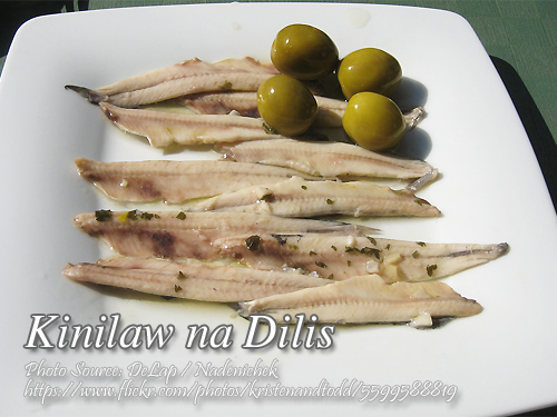 Anchovies Ceviche Kinilaw na Dilis