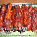 Barbecued Pork Liempo with Beer